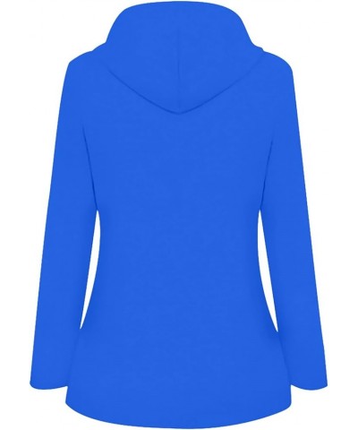 Rain Coats for Women Lightweight Waterproof Hoodie Jackets Sport Outdoor Outwear Plus Size Trench Coats with Pockets B-blue $...