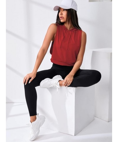 Women's Sleeveless Workout Top Gym Activewear Crop Tank Top Open Side Shirt for Athletic Exercise Running Red $12.74 Activewear