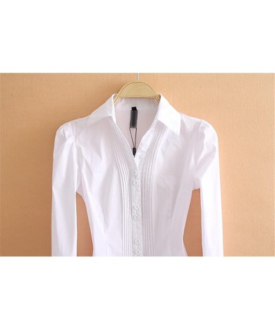 Bodysuits Women Rompers Office Lady Work Wear Shirts Blouses Female Tops Business Overalls Large White1 $19.74 Overalls