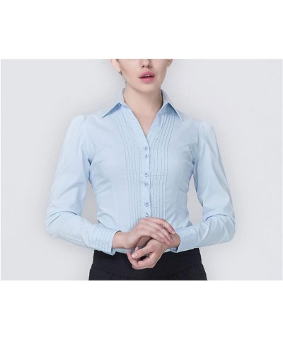 Bodysuits Women Rompers Office Lady Work Wear Shirts Blouses Female Tops Business Overalls Large White1 $19.74 Overalls