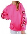 Women Oversized Heart Print Sweater Valentine 's Day Love Heart Sweatshirts Cute Graphic Long Sleeve Pullover Tops Sequin Pin...