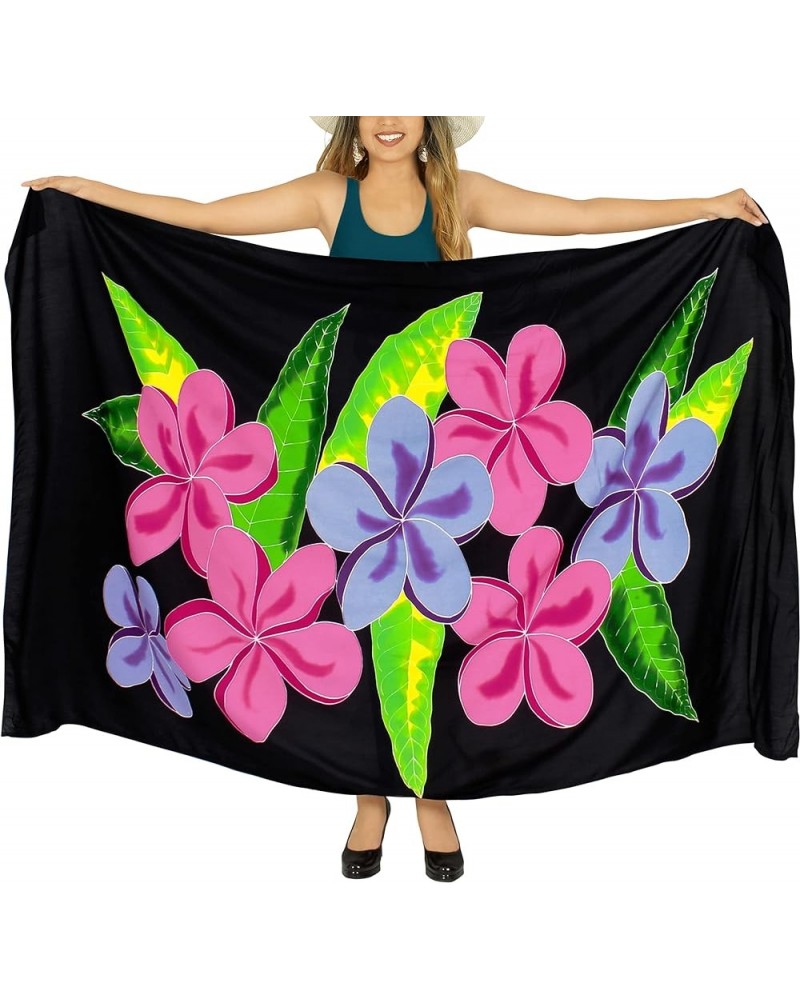 Women's Sarong Bikini Skirt Swimwear Cover up Summer Wraps Swimsuit Beach Wrap Coverups for Women Black, Leaves $13.49 Swimsuits