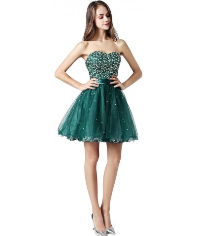 Womens Short Tullle Sequins Homecoming Dresses Mine Prom Party Gowns 101-gray $27.01 Dresses