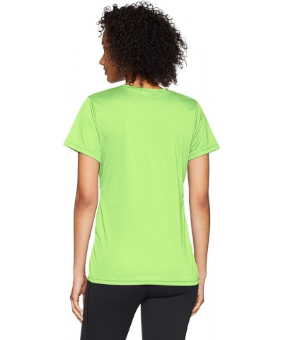 Women's Wicking Tee Shirt Lime $7.75 Activewear