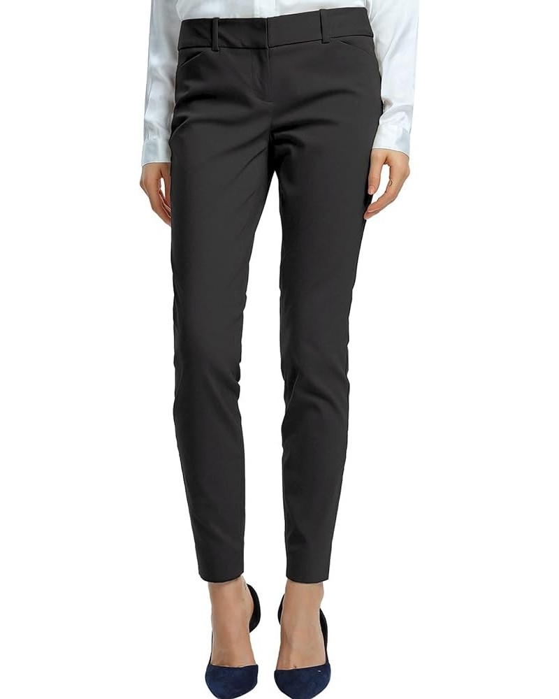 Women's Straight Pants Stretch Slim Skinny Solid Trousers Casual Business Office Gray/Graphite $21.08 Pants