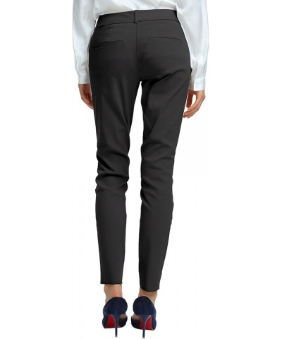 Women's Straight Pants Stretch Slim Skinny Solid Trousers Casual Business Office Gray/Graphite $21.08 Pants