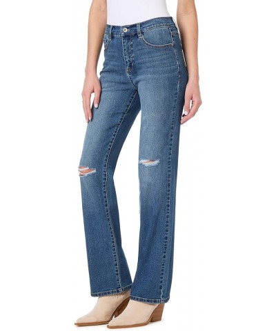 Women's Fearless Curvy 70s Bootcut Denim Super High-Rise Insta Vintage Juniors Jeans Myra $22.84 Jeans