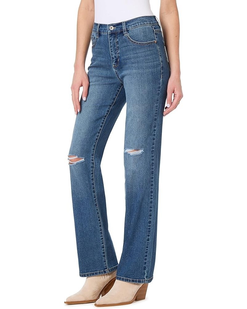 Women's Fearless Curvy 70s Bootcut Denim Super High-Rise Insta Vintage Juniors Jeans Myra $22.84 Jeans