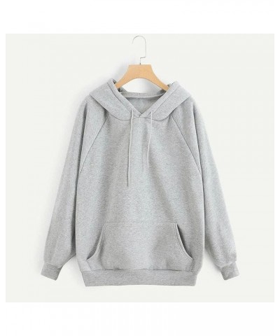 Zip up Hoodie Solid Tops Hooded Casual Pocket Sweatshirt Long Zipper Sleeve Womens Lightweight Zip up Hoodie Z6-grey $8.99 Ac...