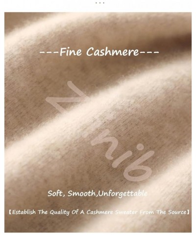 Cashmere Sweaters for Women,100% Cashmere Long Sleeve Crew Neck Lightweight Soft Warm Pullover Knitted Jumpers Caramel $18.45...