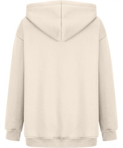 Womens Hoodies Drawstring Fleece Pullover Long Sleeve Oversized Sweatshirt Solid Color Fall Tops with Pockets E11-camel $5.99...