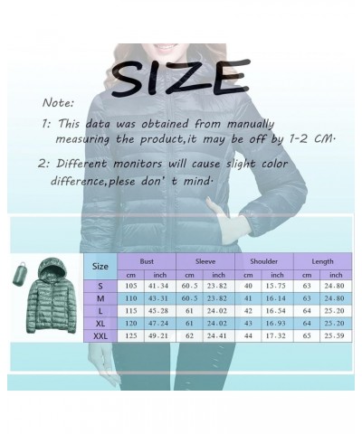 Winter Puffer Coats for Women Lightweight Puffer Jacket Packable Hooded Puffer Jacket Winter Zip Up Puffy Jackets Purple $10....