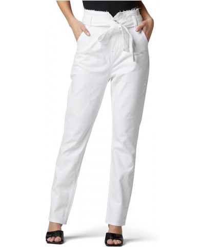 Women's Remi High Rise, Paper Bag Straight Jean White $38.95 Jeans