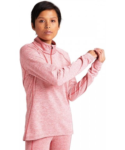 Women's Heavyweight X Base Layer Quarter-Zip Cranberry Heather X-Large $32.53 Activewear