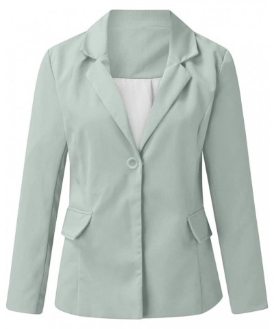 Costs for Women Lapel Open Front Work Blazer Long Sleeve Jackets Office Solid Color Cardigan with Pockets 02-light Gray $23.5...