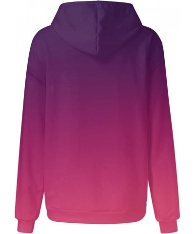 Hoodies for Women Trendy Oversized Sweatshirts Casual Pullover Fall Comfy Stretch Lightweight Classic Tops Hot Pink-n $5.89 S...