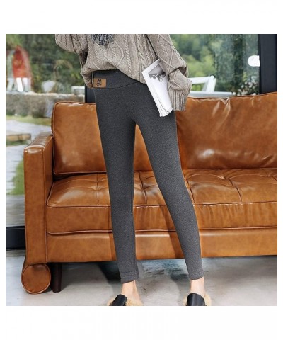 Warm Winter Fleece Lined Leggings for Women Ultra Soft Stretchy Thick Tights High Waisted Premium Yoga Pants 01gray $9.53 Leg...