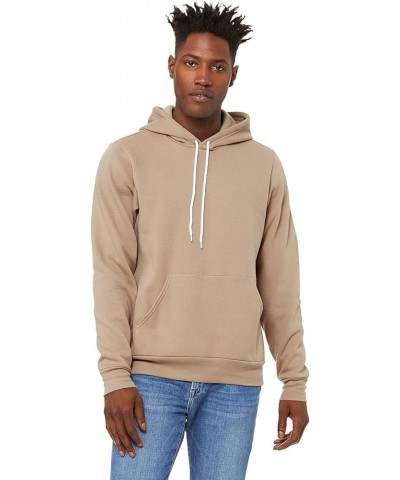 + Canvas Unisex Poly-Cotton Fleece Pullover Hoodie (3719) DEEP HEATHER Tan $17.26 Hoodies & Sweatshirts