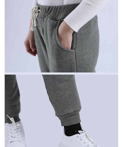 Women's Winter Warm Athletic Sweatpants Sherpa Lined Joggers Fleece Pants(Dark grey-L) $24.59 Activewear