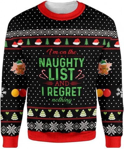 Le Tits Now Funny Ugly Christmas Sweatshirt For Adults, Unisex Long Sleeve Crewneck Christmas Sweatshirts Naughty List $14.85...