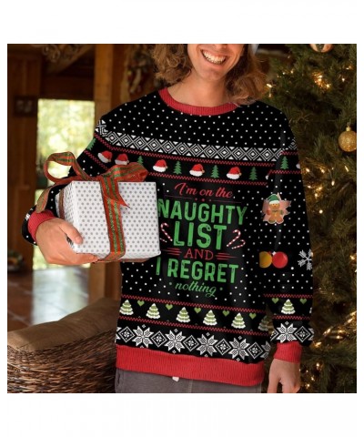 Le Tits Now Funny Ugly Christmas Sweatshirt For Adults, Unisex Long Sleeve Crewneck Christmas Sweatshirts Naughty List $14.85...