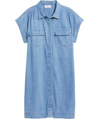 Women's Chambray Utility Margo Shirtdress Morning Mist $53.82 Dresses