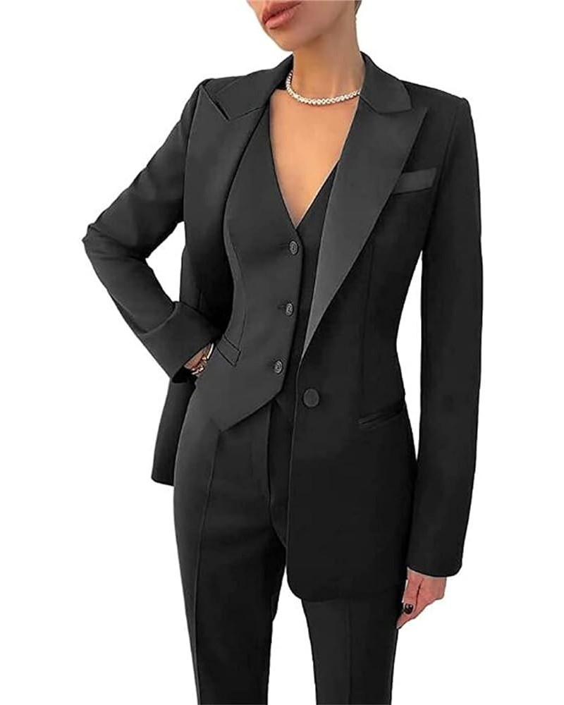 Women Pantsuits Wedding Tuxedos Party Wear Suits Formal Business Suits Black $29.69 Suits