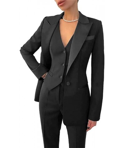 Women Pantsuits Wedding Tuxedos Party Wear Suits Formal Business Suits Black $29.69 Suits