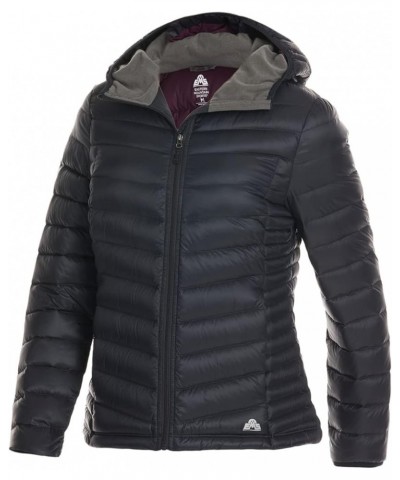 Women's Featherpack Hooded Jacket Obsidian $75.95 Jackets