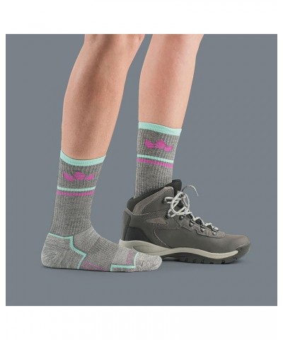 TrailTec+ Merino Wool Performance Outdoor Hiking Running Socks - Cushioned, Crew Glacier Grey $8.57 Activewear