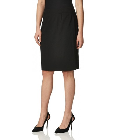 Women's Straight Fit Suit Skirt (Regular and Plus Sizes) Regular Black $26.52 Skirts