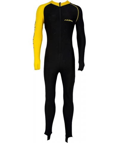 Skin Suit. Full Suit Made of Spandex. A Rash Guard for The Entire Body Yellow Medium $26.39 Swimsuits