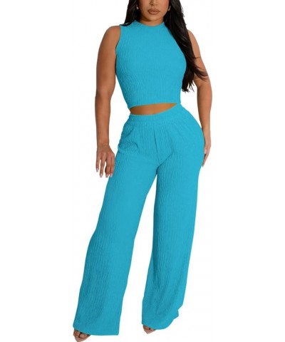 Mrskoala Women Two Piece Outfits Sweatsuit Tracksuit Casual Cute Set 6646skyblue $17.00 Activewear