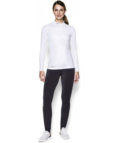 Women's UA ColdGear® Authentics Mock Large White/ Metal $29.67 Activewear