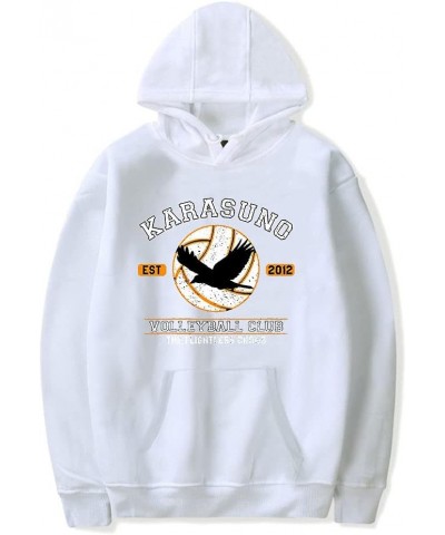 Karasuno Volleyball Club Merch New 3D Hoodie Sweatshirt Pullover for Women Tracksuit Hoodies White $10.90 Hoodies & Sweatshirts