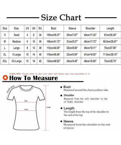 Womens Summer Tops Dressy Casual Short Sleeve Shirts for Women 2022 Slim Henley Button Down Blouse Lady Trendy Shirt 08_purpl...