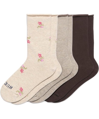 Women's Jeans Sock (Pack of 3) Oatmeal Ditsy Pack $9.56 Socks