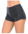 Women's Board Shorts Boyleg Tankini Bottoms Ruched Swimming Surf Shorts Gray/Side String $14.50 Swimsuits