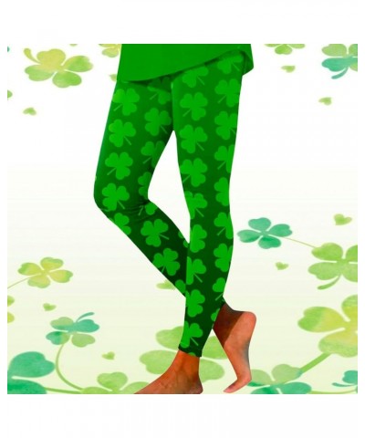 Valentine Leggings for Women Soft St Patricks Day Yoga Pant Tummy Control Mardi Gras Outfit for Women Holiday Leggings X0a-gr...