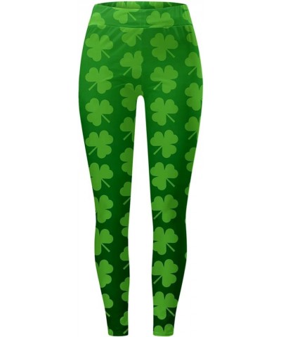 Valentine Leggings for Women Soft St Patricks Day Yoga Pant Tummy Control Mardi Gras Outfit for Women Holiday Leggings X0a-gr...