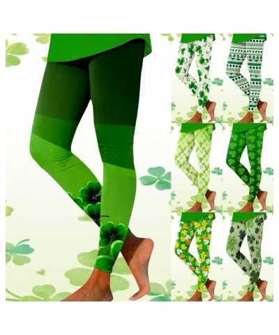 Valentine Leggings for Women Soft St Patricks Day Yoga Pant Tummy Control Mardi Gras Outfit for Women Holiday Leggings X0a-gr...