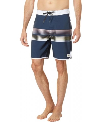 Men's Standard Mirage Surf Revival Stretch Board Shorts Navy $23.13 Shorts