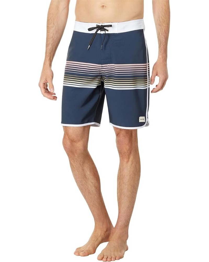 Men's Standard Mirage Surf Revival Stretch Board Shorts Navy $23.13 Shorts