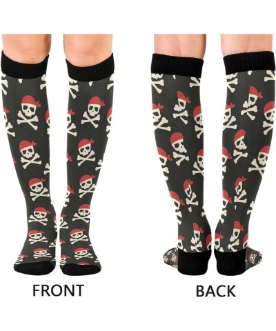 Halloween Ghost Pumpkins Women's Compression Socks Athletic Tube Sock Knee High Socks Sport Socks Multicolor-010 $7.94 Active...