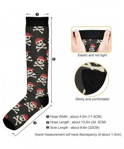 Halloween Ghost Pumpkins Women's Compression Socks Athletic Tube Sock Knee High Socks Sport Socks Multicolor-010 $7.94 Active...