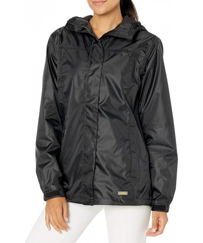 Women's Taped Rain Jacket Black $14.92 Coats