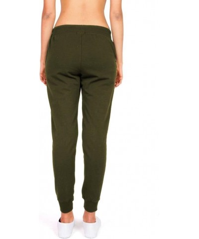 Women's Juniors Soft Jogger Pants Olive $11.95 Pants