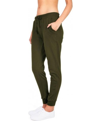 Women's Juniors Soft Jogger Pants Olive $11.95 Pants