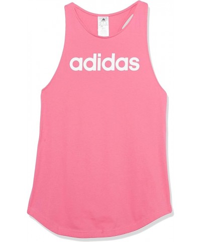 Women's Loungewear Essentials Loose Logo Tank Top Tall Pulse Magenta/White $9.54 Activewear