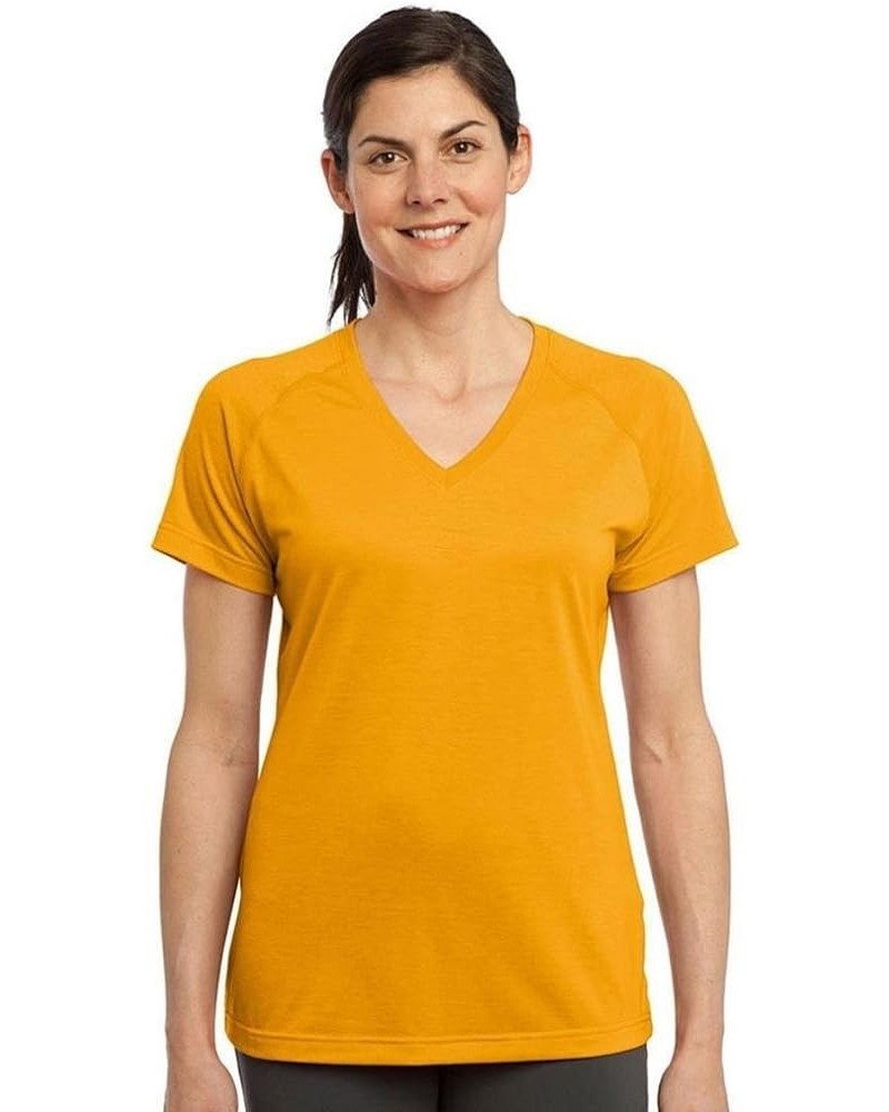 Women's Ultimate Performance V Neck Gold $8.99 Activewear